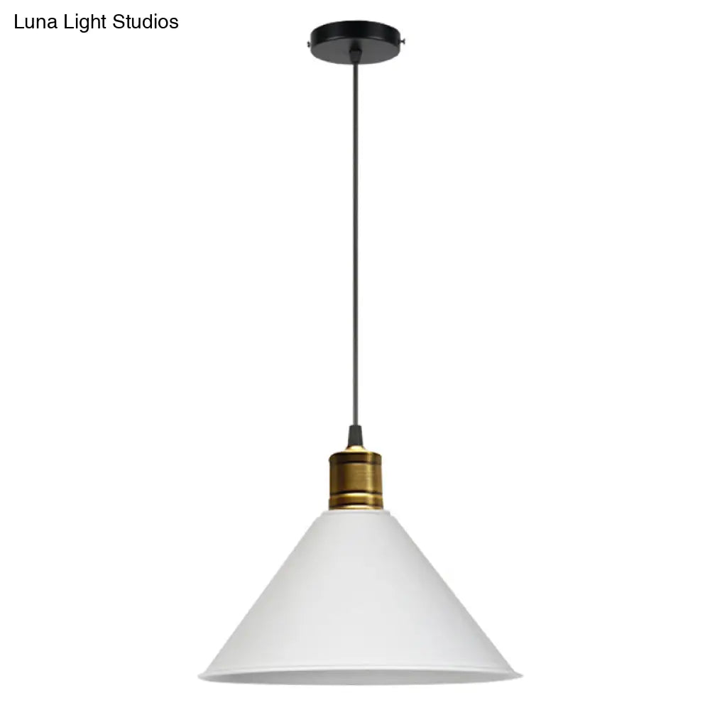 Nordic Conical Pendant Lamp - Stylish Metal Restaurant Down Lighting