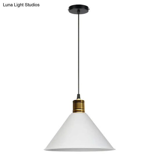 Nordic Conical Pendant Lamp - Stylish Metal Restaurant Down Lighting