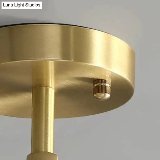 Nordic Corridor Balcony Copper Ceiling Lamp