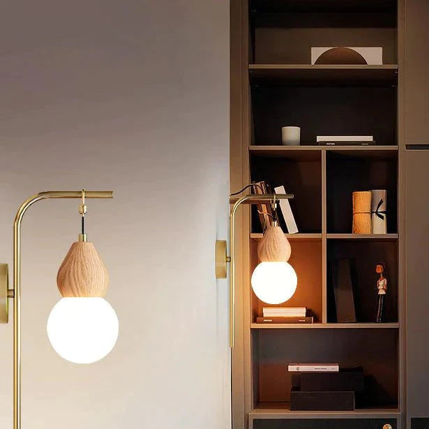 Lampe de chevet Nordic Corridor Applique murale en cuivre