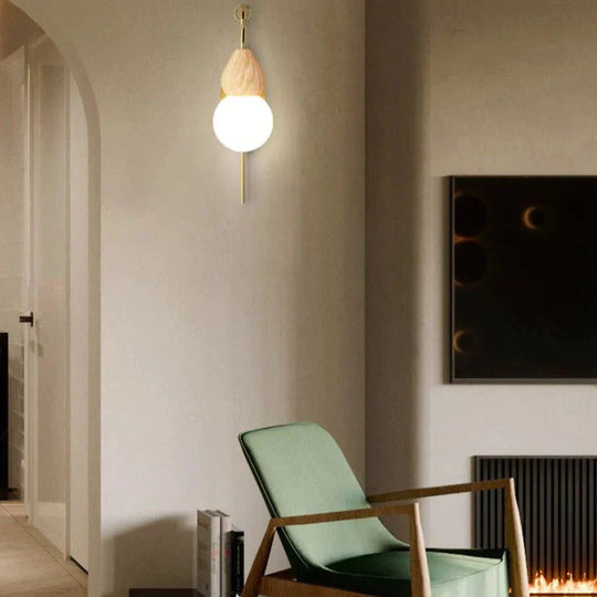 Lampe de chevet Nordic Corridor Applique murale en cuivre