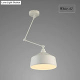 Nordic Diy Personality Pendant Lights Folding Iron Lamp Hanging Bedroom Study Bar Restaurant