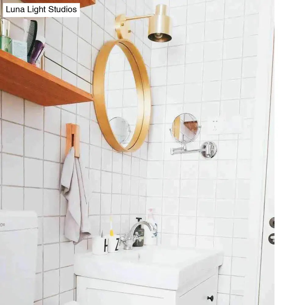 Nordic Golden Living Room Bedroom Bedside Bathroom Copper Wall Lamp Copper Wall Lamps