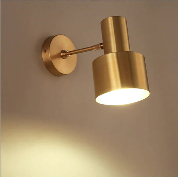 Nordic Golden Salon Chambre Chevet Salle De Bains Applique Murale En Cuivre