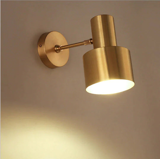 Nordic Golden Salon Chambre Chevet Salle De Bains Applique Murale En Cuivre