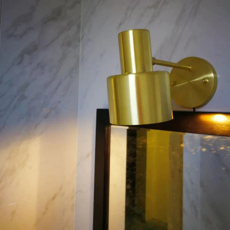 Nordic Golden Salon Chambre Chevet Salle De Bains Applique Murale En Cuivre