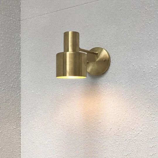 Nordic Golden Salon Chambre Chevet Salle De Bains Applique Murale En Cuivre