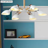 Nordic Half-Bottle Pendant Chandelier With Metal Shade - Stylish Lighting For Living Room