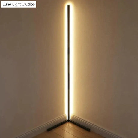 Nordic Led Floor Lamp Rgb Corner Right Angle Lights Coloful Bedroom Lamp Lighting Remote Control