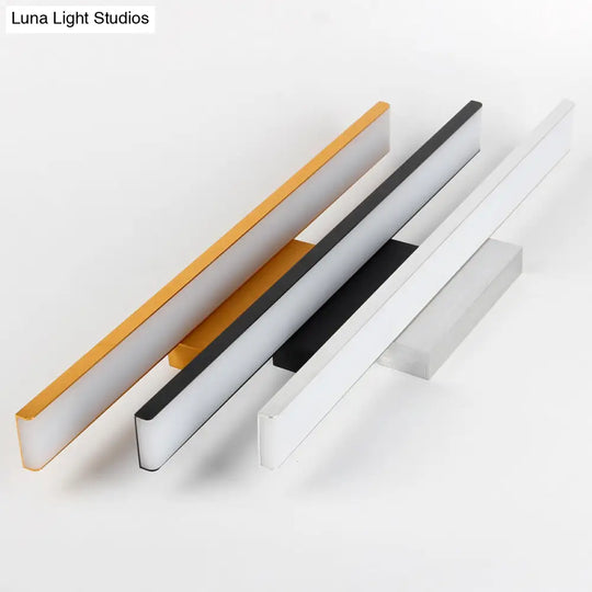Nordic Led Vanity Light In Sleek Bar Design For Modern Bathroom Decor