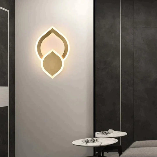Nordic Light Luxury Room All Copper Wall Lamp Lamps