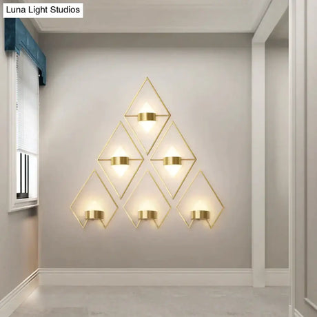 Nordic Living Room Background Copper Wall Lamp Copper Wall Lamps