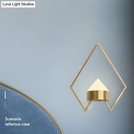 Nordic Living Room Background Copper Wall Lamp Copper Wall Lamps