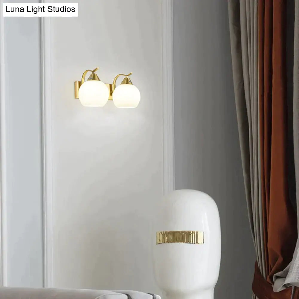 Nordic Living Room Background Wall Bedroom Copper Wall Lamp Copper Wall Lamps
