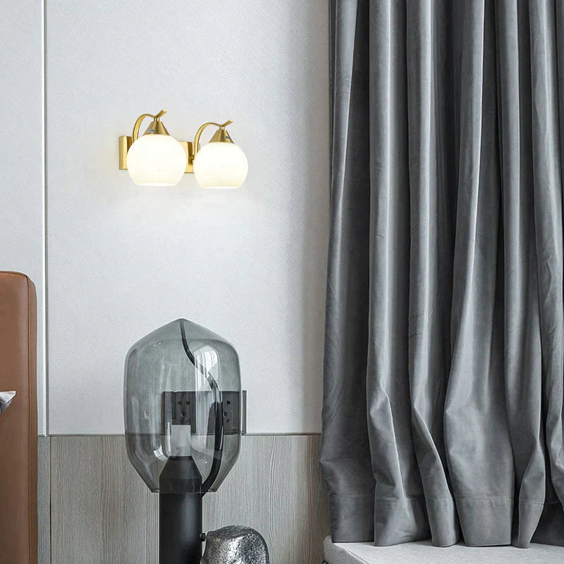 Nordic Living Room Background Wall Bedroom Copper Wall Lamp Copper Wall Lamps