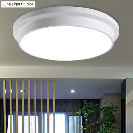 Nordic Macaron Colored Flushmount Ceiling Light For Child Bedroom