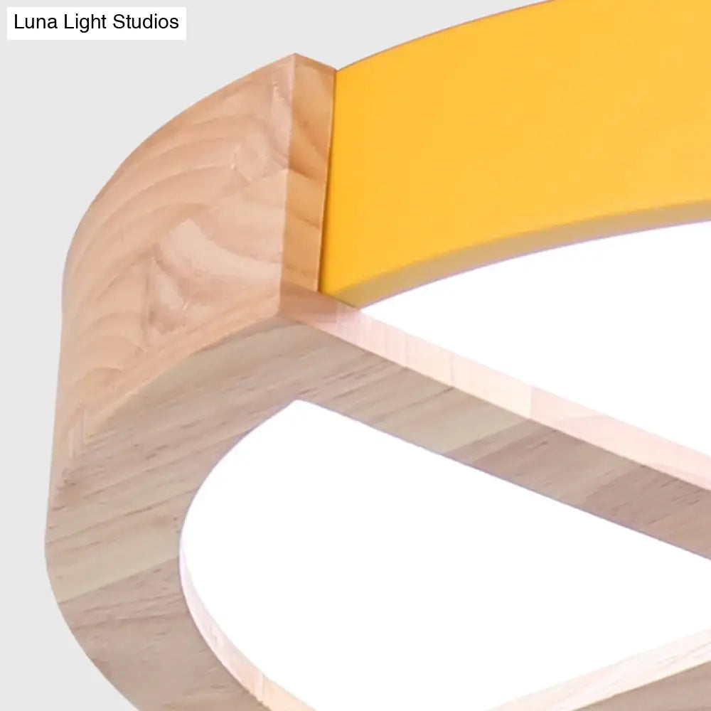 Nordic Macaron Flush Mount Light For Kids’ Bedrooms