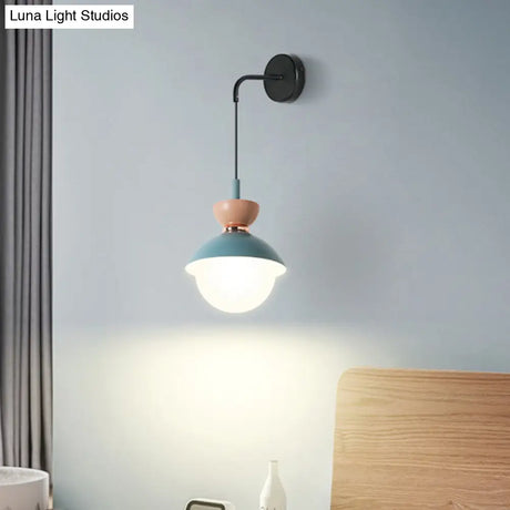 Nordic Mini Macaroon Wall Sconce - Colorful Indoor Lighting For Bedroom And Corridor Decor