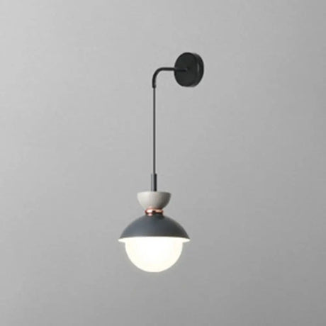 Nordic Mini Macaroon Wall Sconce - Colorful Indoor Lighting For Bedroom And Corridor Decor Dark Blue
