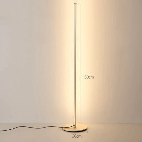Nordic Minimalism Led Floor Lamp Bedroom Bedside Decoration Home Light Indoor Lighting Standing