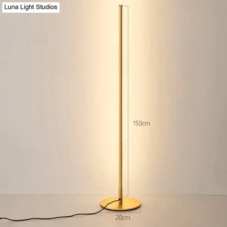 Nordic Minimalism Led Floor Lamp Bedroom Bedside Decoration Home Light Indoor Lighting Standing
