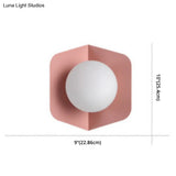 Nordic Modern Macaroon Metal Led Sconce - Stylish Indoor Decoration