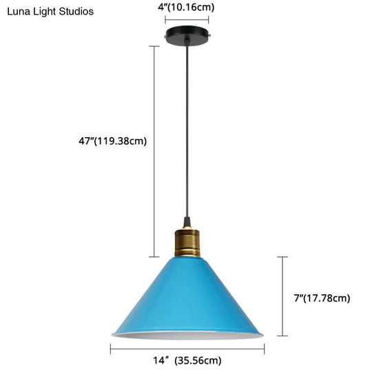 Nordic Style Metal Hanging Pendant Lamp With Modern Design - Ideal For Restaurant Ceilings