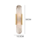 Nordic Modern Simple Copper Marble Wall Lamp Stair Study Bedroom Lamps