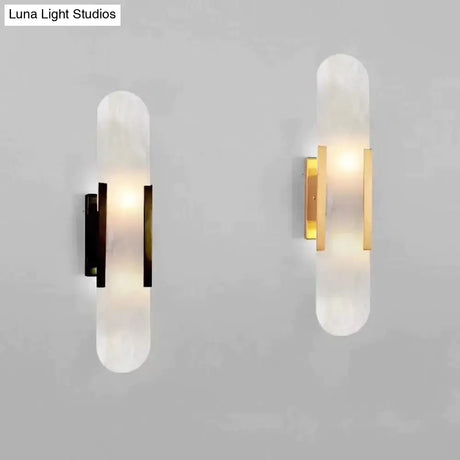 Nordic Modern Simple Copper Marble Wall Lamp Stair Study Bedroom Copper Wall Lamp Copper Wall Lamps