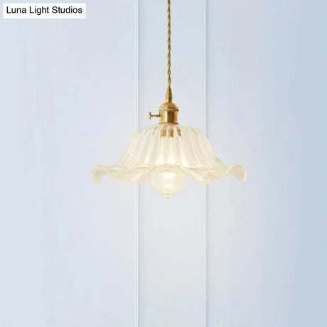 Nordic Post-Modern Creative Glass Single-Head E27 Pendant Light For Dining Room Living Bedroom