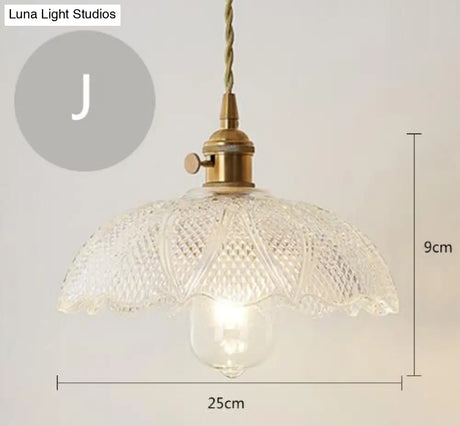 Nordic Post-Modern Creative Glass Single-Head E27 Pendant Light For Dining Room Living Bedroom