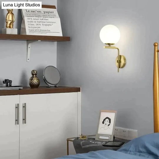 Nordic Simple Living Room Background Wall Lamp Copper Lamps