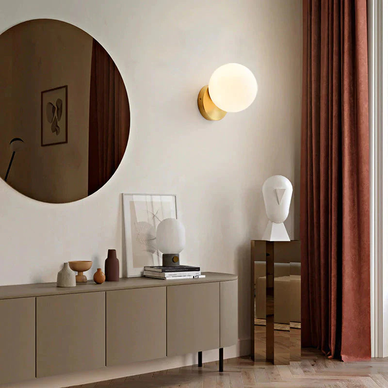 Applique murale Nordic Simple Planet tout en cuivre