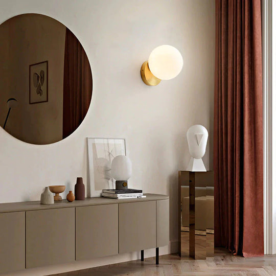 Applique murale Nordic Simple Planet tout en cuivre