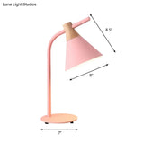Nordic Single Head Metal Desk Light - Functional Reading Lamp For Study Rooms And Dormitories