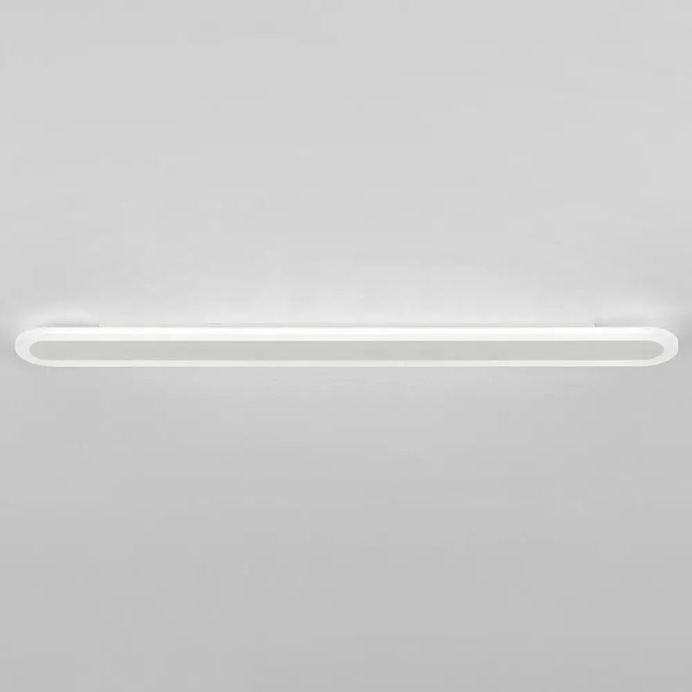 Nordic Style Acrylic Bar Led Wall Sconce For Corridor Lighting White / 39.5 Warm