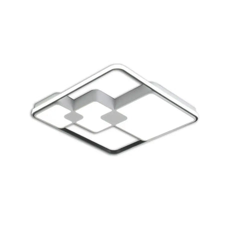 Nordic Style Acrylic Led Ceiling Light - Warm/White Lighting 18/23.5 Width