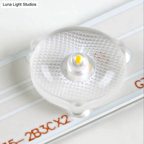 Nordic Style Acrylic Round Cake Light: Flush Mount Ceiling Light Perfect For Nursing Rooms