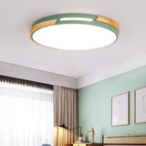 Nordic Style Led Ceiling Light Fixture Acrylic Gray/Green Flush Mount For Living Room And Bedroom -