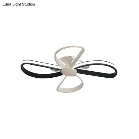 Nordic Stylish Led Ceiling Lamp - Blossom Shape Ideal For Kid’s Bedroom
