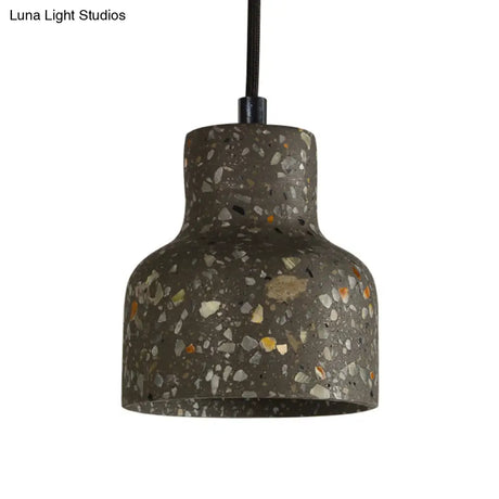Nordic Terrazzo Hanging Lamp - Black/Red/Pink With Down Lighting Pendant Perfect For Dining Table 1