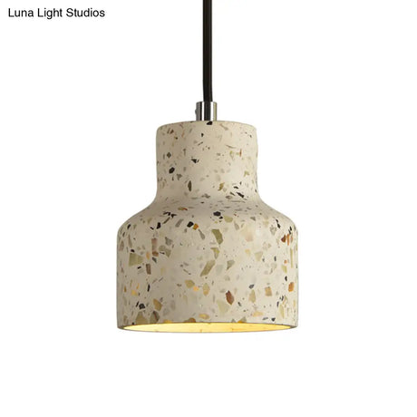 Nordic Terrazzo Hanging Lamp - Black/Red/Pink With Down Lighting Pendant Perfect For Dining Table 1