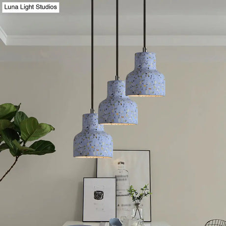 Nordic Terrazzo Hanging Lamp - Black/Red/Pink With Down Lighting Pendant Perfect For Dining Table 1