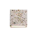 Nordic Terrazzo Wall Sconce - Up Down Hotel Light (Red/White/Blue) White