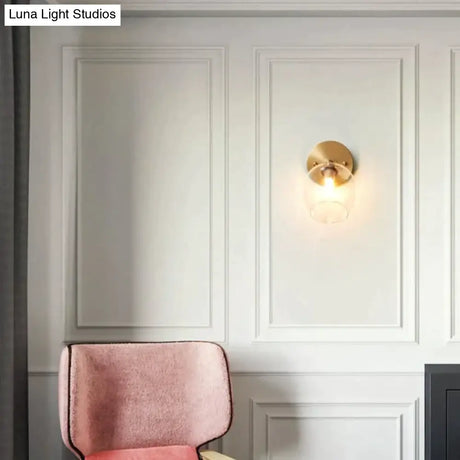 Nordic Wind Bedroom Bedside Hallway Copper Wall Lamp Copper Wall Lamps