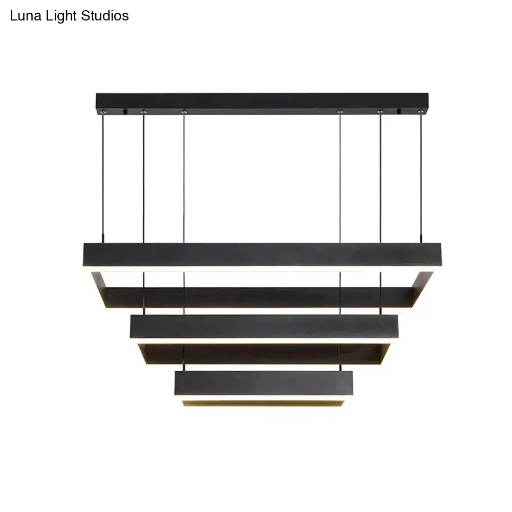 Nova Minimalist Rectangle Creative Chandelier