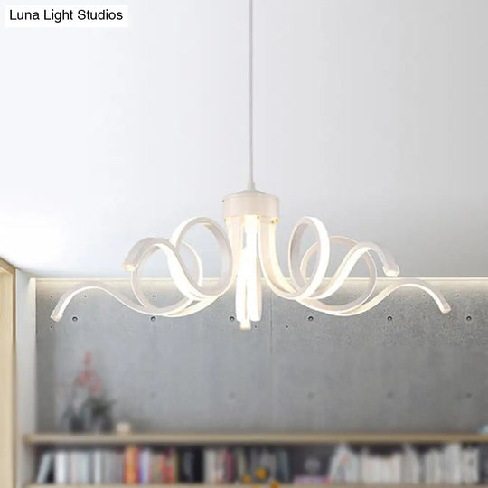 Octopus Chandelier - Simplicity Acrylic Led Pendant Light For Kitchen Warm/White Lighting White /