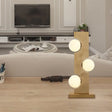 Opal Glass Sphere Table Lamp - Minimalistic Gold Metal Nightstand Lighting With 3 Bulbs For Living