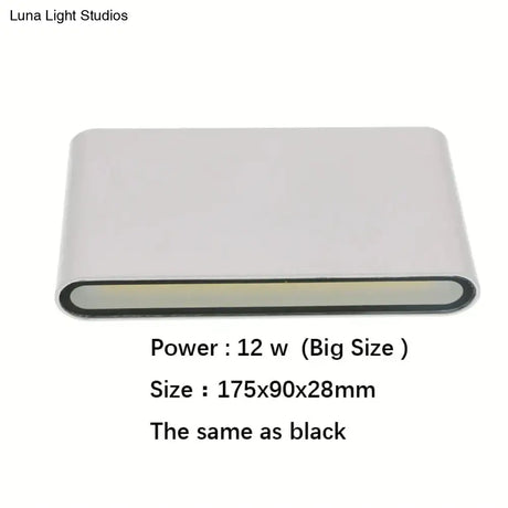 Outdoor Waterproof Ip65 Wall Lamp 6W/12W Led Light Modern Indoor/Outdoor Decor Up Down Dual-Head