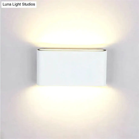 Outdoor Waterproof Ip65 Wall Lamp 6W/12W Led Light Modern Indoor/Outdoor Decor Up Down Dual-Head